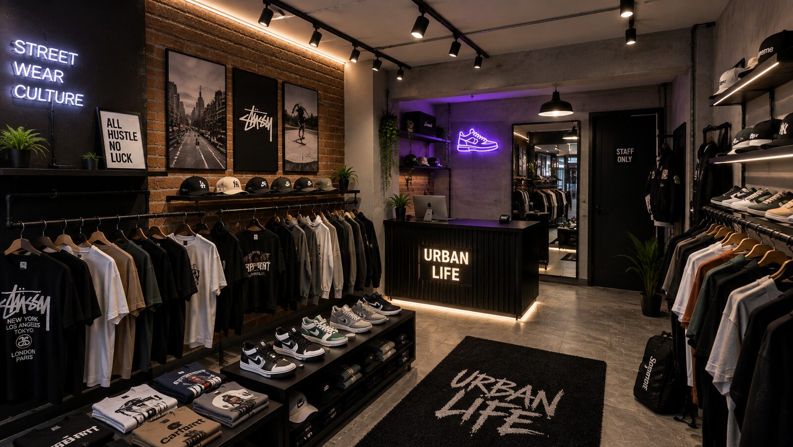 Interior del showroom UNDER SECRET en Zarzal
